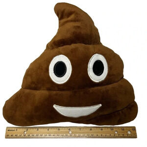Poop Emoji Plush Pillow